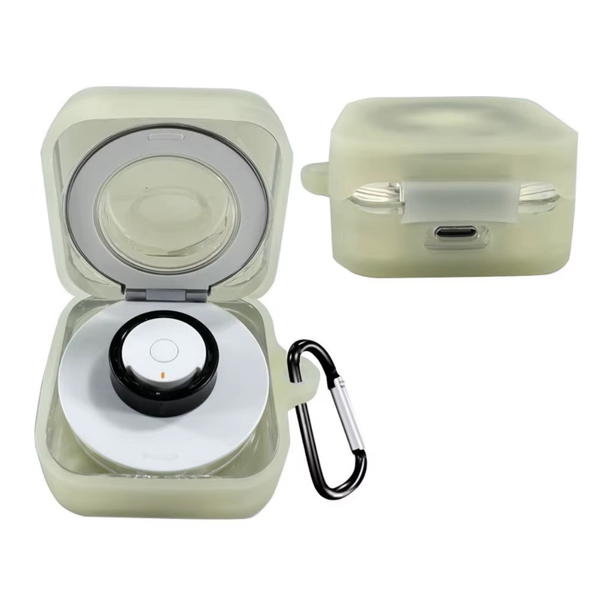 Silicone Charger Box Protective Case Anti-Scratch Smart Ring Cover Shell Accessories Transparent for Samsung Galaxy Ring