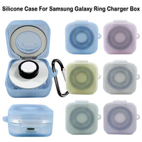 Silicone Charger Box Protective Case Anti-Scratch Smart Ring Cover Shell Accessories Transparent for Samsung Galaxy Ring