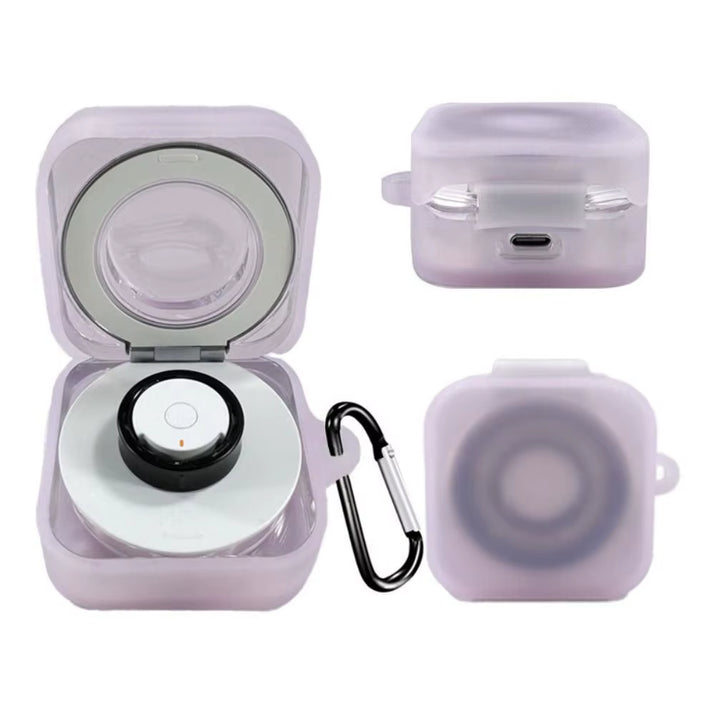 Silicone Charger Box Protective Case Anti-Scratch Smart Ring Cover Shell Accessories Transparent for Samsung Galaxy Ring